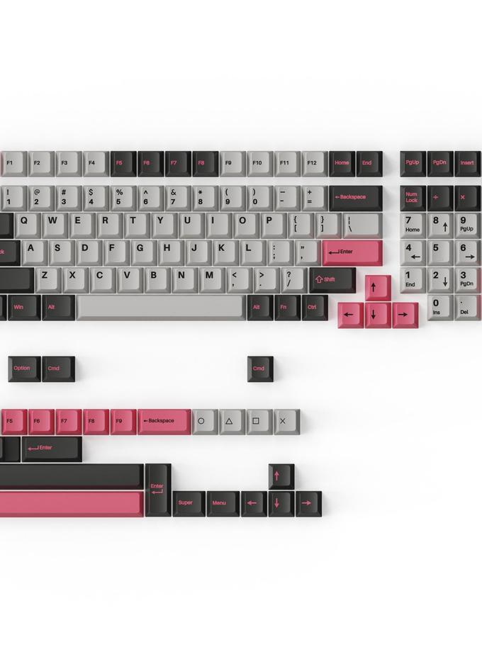 Cherry Profile Double - Shot PBT Full Set Keycaps - Dolch Pink Best Buy