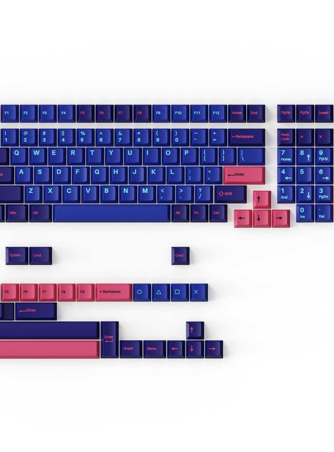 Cherry Profile Double - Shot PBT Full Set Keycaps - Player New Arrival