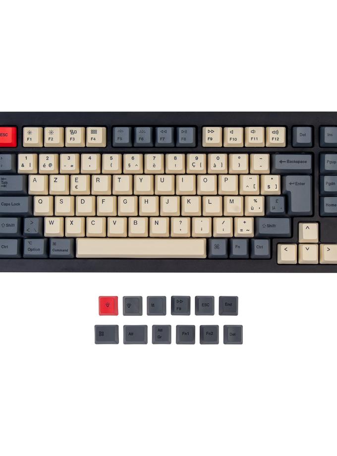 ISO & ANSI Q1 & Q1 Pro & Q2 & Q2 Pro & V1 & V2 & K2 & K2 Pro OEM Dye-Sub PBT Keycap Set - Carbon Best Price