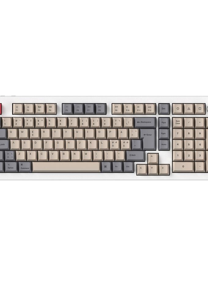 ISO Cherry Profile Dye-Sub PBT Full Set Keycap Set - Carbon Vibe Free shipping