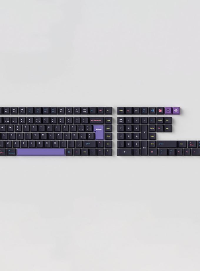 ISO Cherry Profile Dye-Sub PBT Full Set Keycap Set - Developer New Arrival