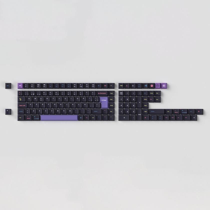 ISO Cherry Profile Dye-Sub PBT Full Set Keycap Set - Developer New Arrival