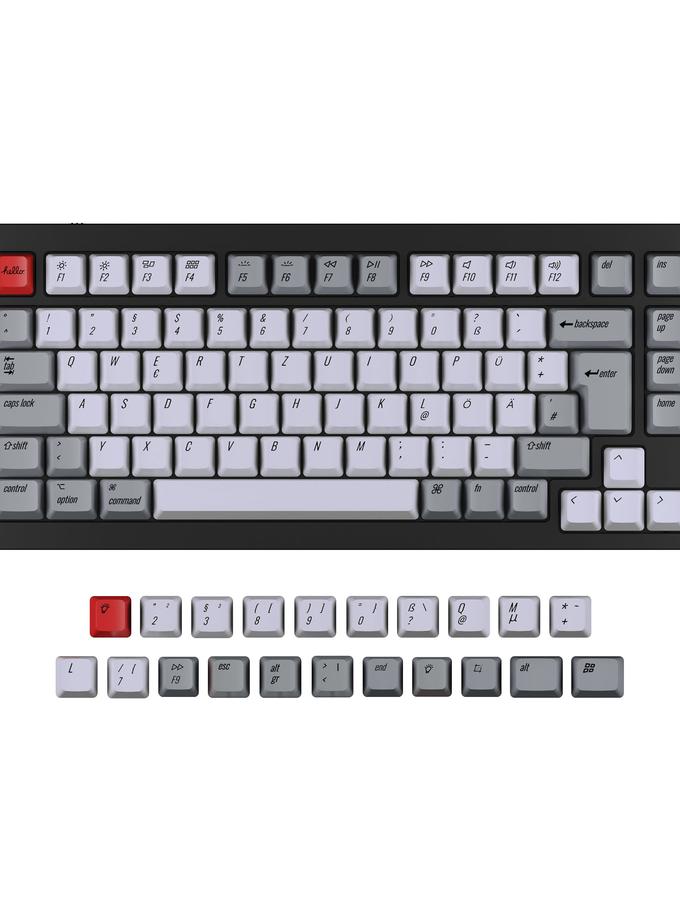 ISO Q1 & Q1 Pro & V1 & K2 & K2 Pro OEM Dye-Sub PBT Keycap Set On Sale