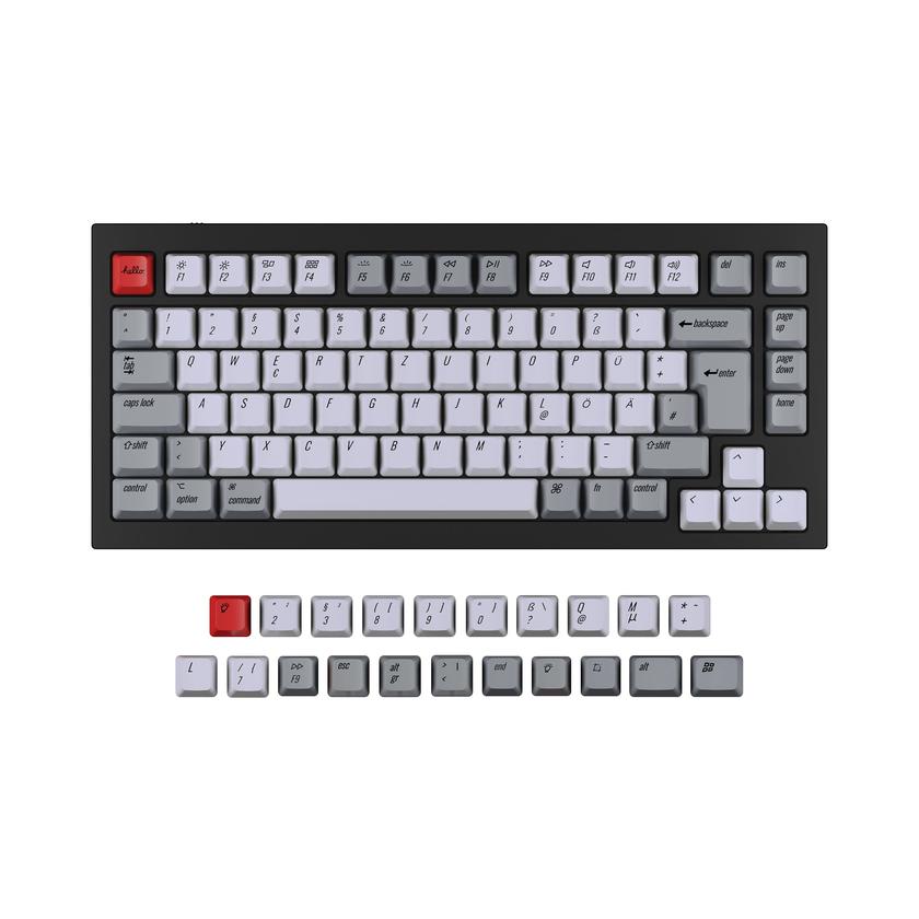 ISO Q1 & Q1 Pro & V1 & K2 & K2 Pro OEM Dye-Sub PBT Keycap Set On Sale