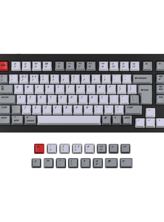 ISO Q1 & Q1 Pro & V1 & K2 & K2 Pro OEM Dye-Sub PBT Keycap Set On Sale