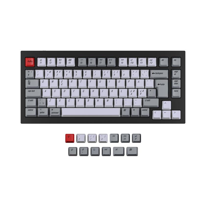 ISO Q1 & Q1 Pro & V1 & K2 & K2 Pro OEM Dye-Sub PBT Keycap Set On Sale