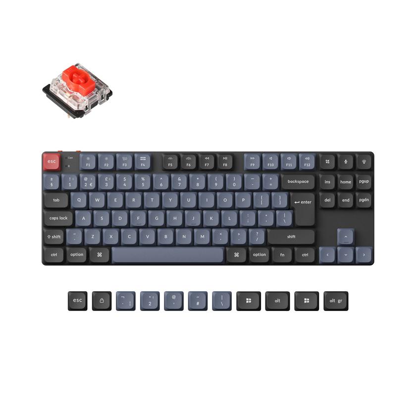 Keychron K1 Pro QMK/VIA Wireless Custom Mechanical Keyboard ISO Layout Collection Free shipping