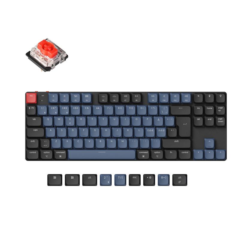 Keychron K1 Pro QMK/VIA Wireless Custom Mechanical Keyboard ISO Layout Collection Free shipping