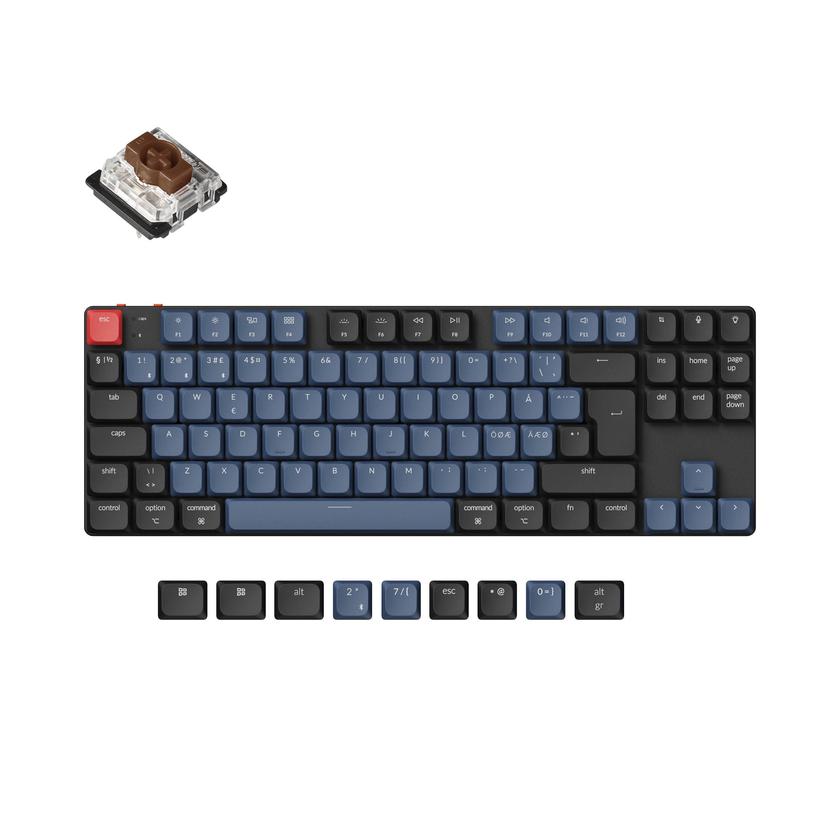 Keychron K1 Pro QMK/VIA Wireless Custom Mechanical Keyboard ISO Layout Collection Free shipping