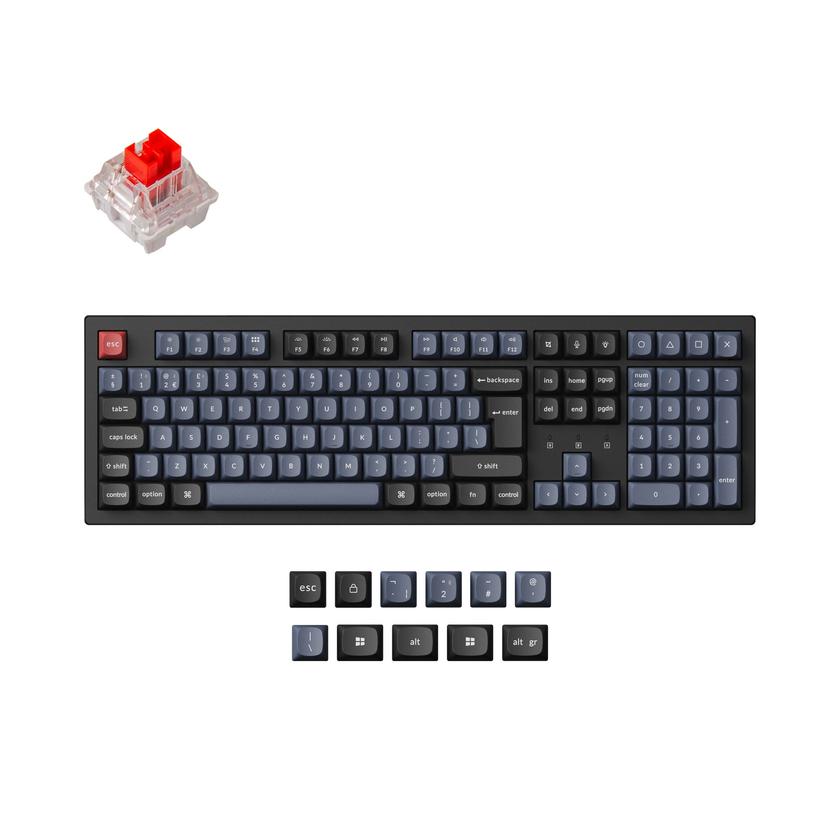 Keychron K10 Pro QMK/VIA Wireless Mechanical Keyboard ISO Layout Collection New Arrival