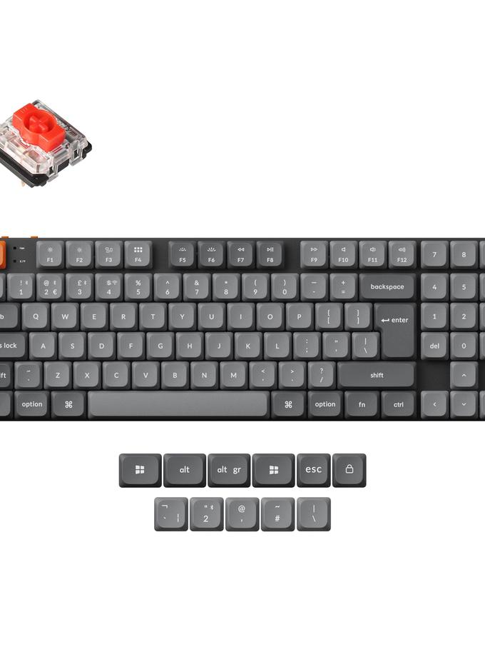 Keychron K13 Max QMK Wireless Custom Mechanical Keyboard ISO Layout Collection For Sale