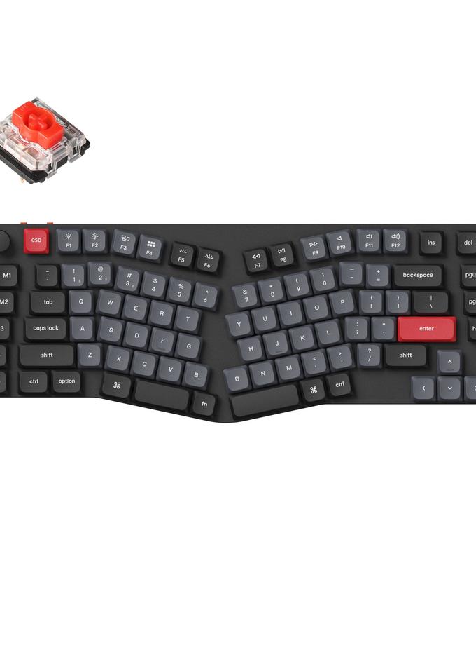 Keychron K15 Pro (Alice Layout) QMK/VIA Wireless Custom Mechanical Keyboard Same Day Delivery