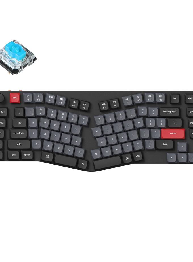 Keychron K15 Pro (Alice Layout) QMK/VIA Wireless Custom Mechanical Keyboard Same Day Delivery