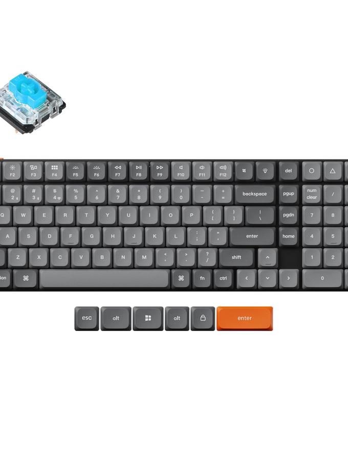 Keychron K17 Max QMK Wireless Custom Mechanical Keyboard Best Buy