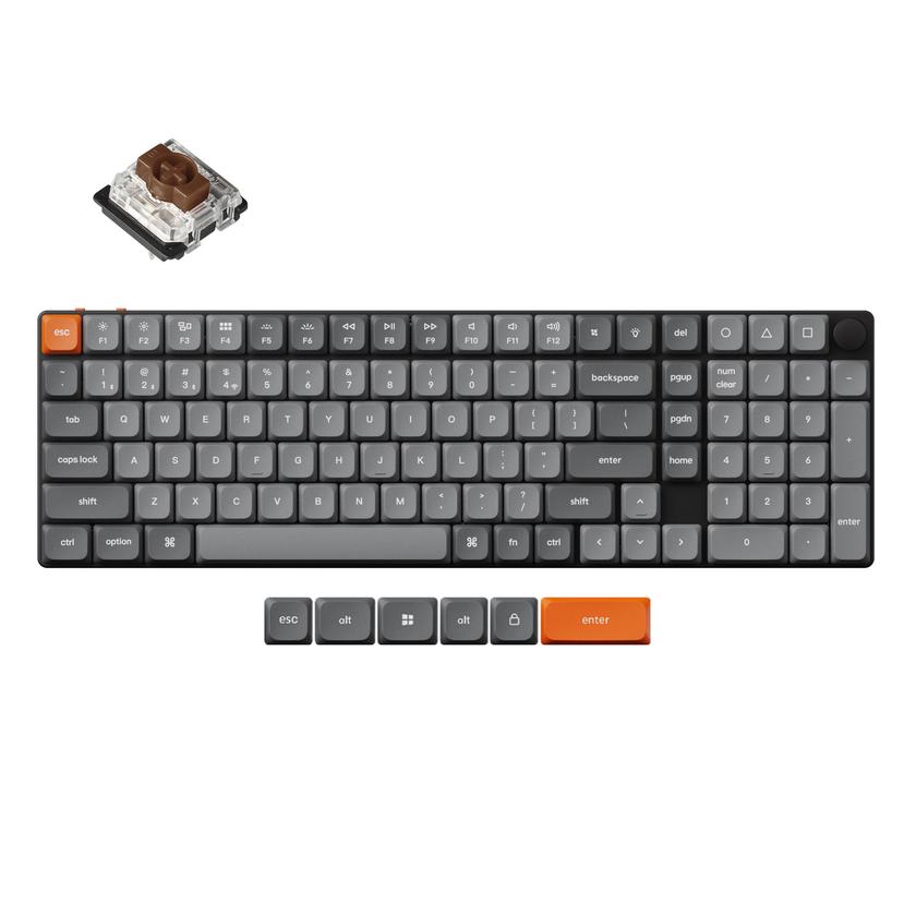 Keychron K17 Max QMK Wireless Custom Mechanical Keyboard Best Buy