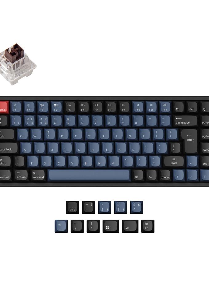 Keychron K2 Pro QMK/VIA Wireless Mechanical Keyboard ISO Layout Collection New Arrival