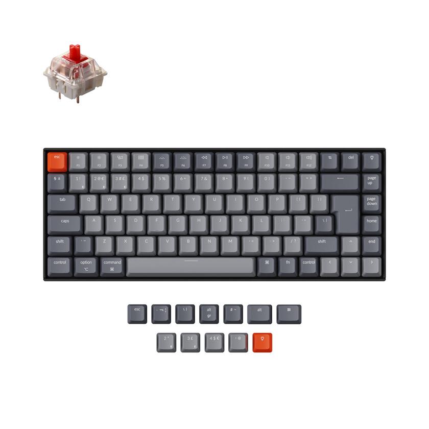 Keychron K2 Wireless Mechanical Keyboard (UK ISO Layout) - Version 2 For Sale