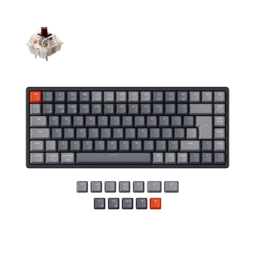 Keychron K2 Wireless Mechanical Keyboard (UK ISO Layout) - Version 2 For Sale