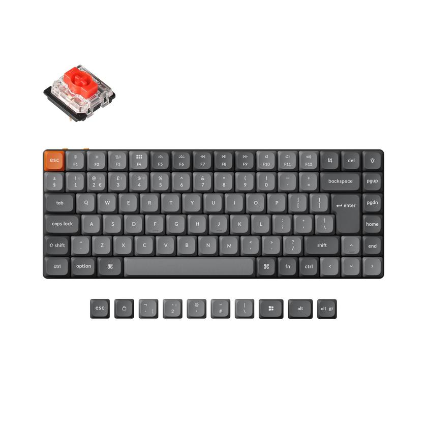 Keychron K3 Max QMK/VIA Wireless Custom Mechanical Keyboard ISO Layout Collection On Sale