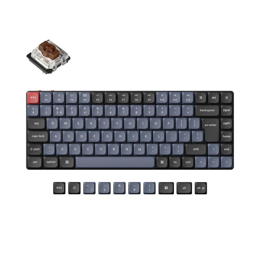 Keychron K3 Pro QMK/VIA Wireless Mechanical Keyboard ISO Layout Collection For Sale