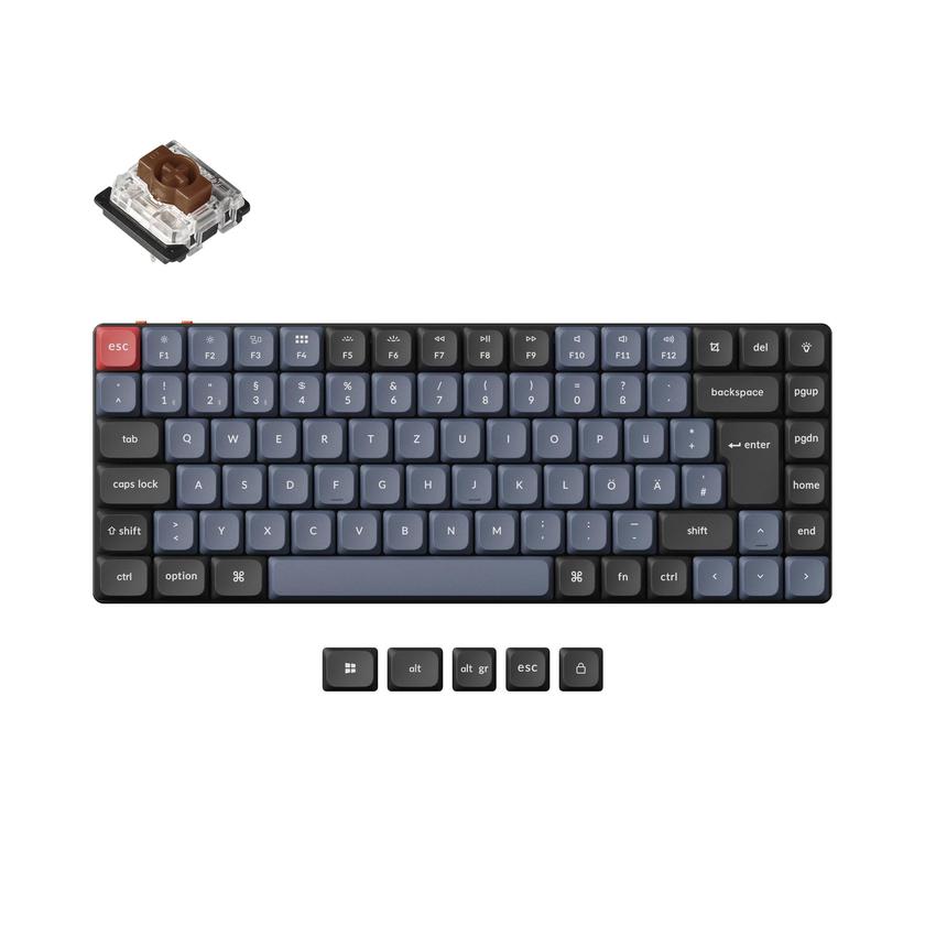 Keychron K3 Pro QMK/VIA Wireless Mechanical Keyboard ISO Layout Collection For Sale