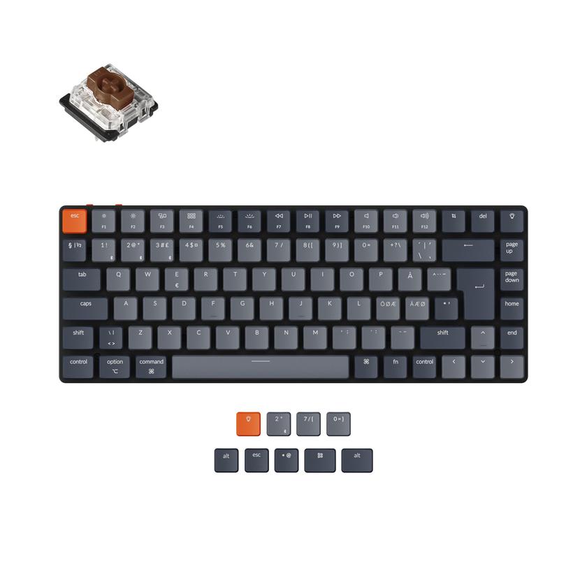 Keychron K3 Ultra-slim Wireless Mechanical Keyboard (Nordic ISO Layout) - Version 2 For Sale