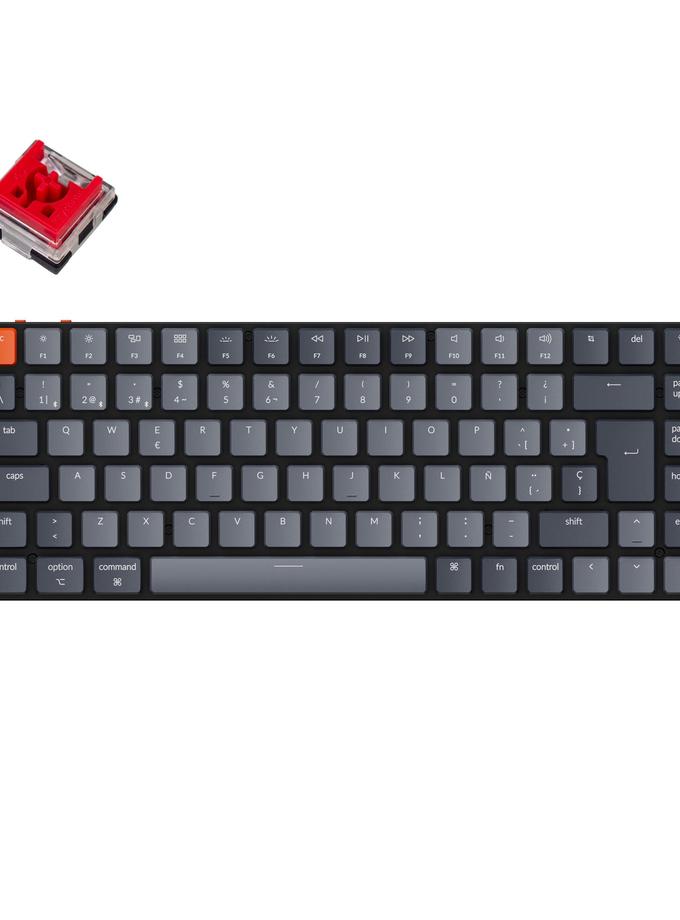 Keychron K3 Ultra-slim Wireless Mechanical Keyboard (Spanish ISO Layout) - Version 2 Best Seller