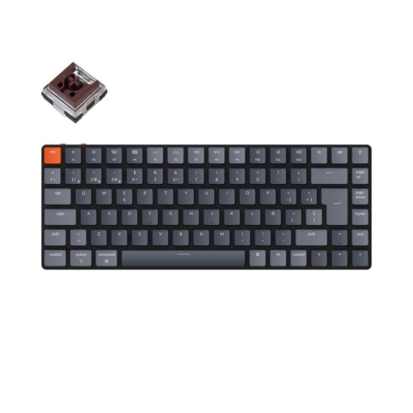 Keychron K3 Ultra-slim Wireless Mechanical Keyboard (Spanish ISO Layout) - Version 2 Best Seller