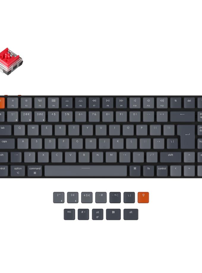 Keychron K3 Ultra-slim Wireless Mechanical Keyboard (UK ISO Layout) - Version 2 High Quality