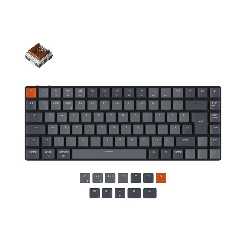 Keychron K3 Ultra-slim Wireless Mechanical Keyboard (UK ISO Layout) - Version 2 High Quality