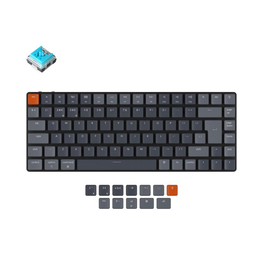 Keychron K3 Ultra-slim Wireless Mechanical Keyboard (UK ISO Layout) - Version 2 High Quality