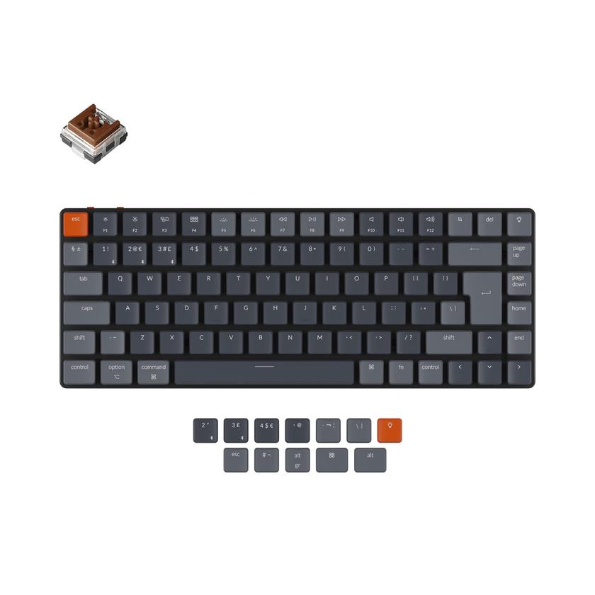 Keychron K3 Ultra-slim Wireless Mechanical Keyboard (UK ISO Layout) - Version 2 High Quality