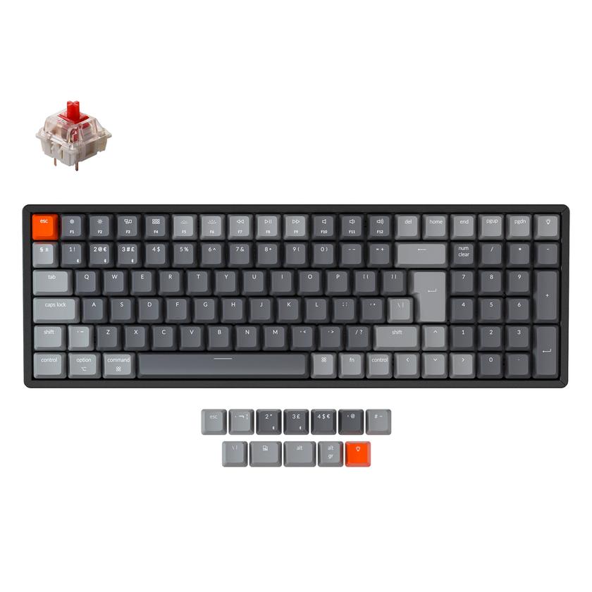 Keychron K4 Wireless Mechanical Keyboard (UK ISO Layout) - Version 2 Best Seller