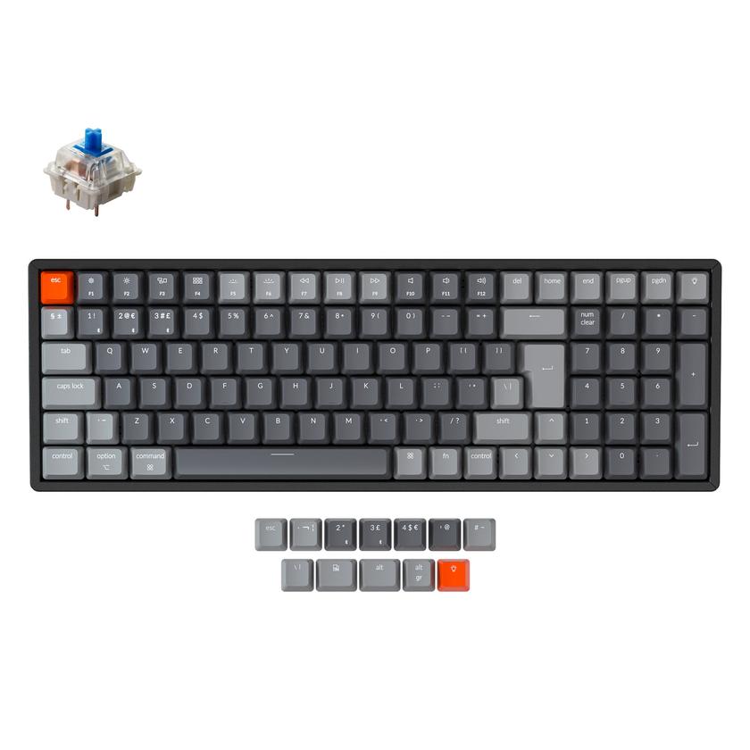 Keychron K4 Wireless Mechanical Keyboard (UK ISO Layout) - Version 2 Best Seller