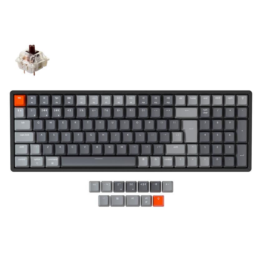 Keychron K4 Wireless Mechanical Keyboard (UK ISO Layout) - Version 2 Best Seller