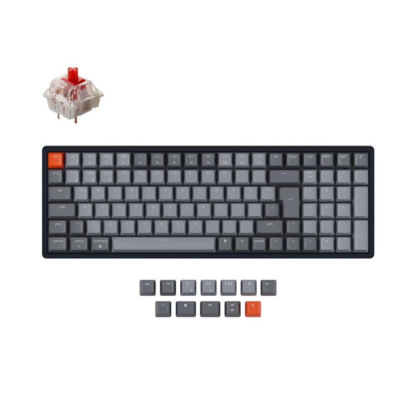 Keychron K4 Wireless Mechanical Keyboard (UK ISO Layout) - Version 2 Best Seller