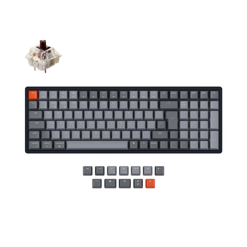 Keychron K4 Wireless Mechanical Keyboard (UK ISO Layout) - Version 2 Best Seller