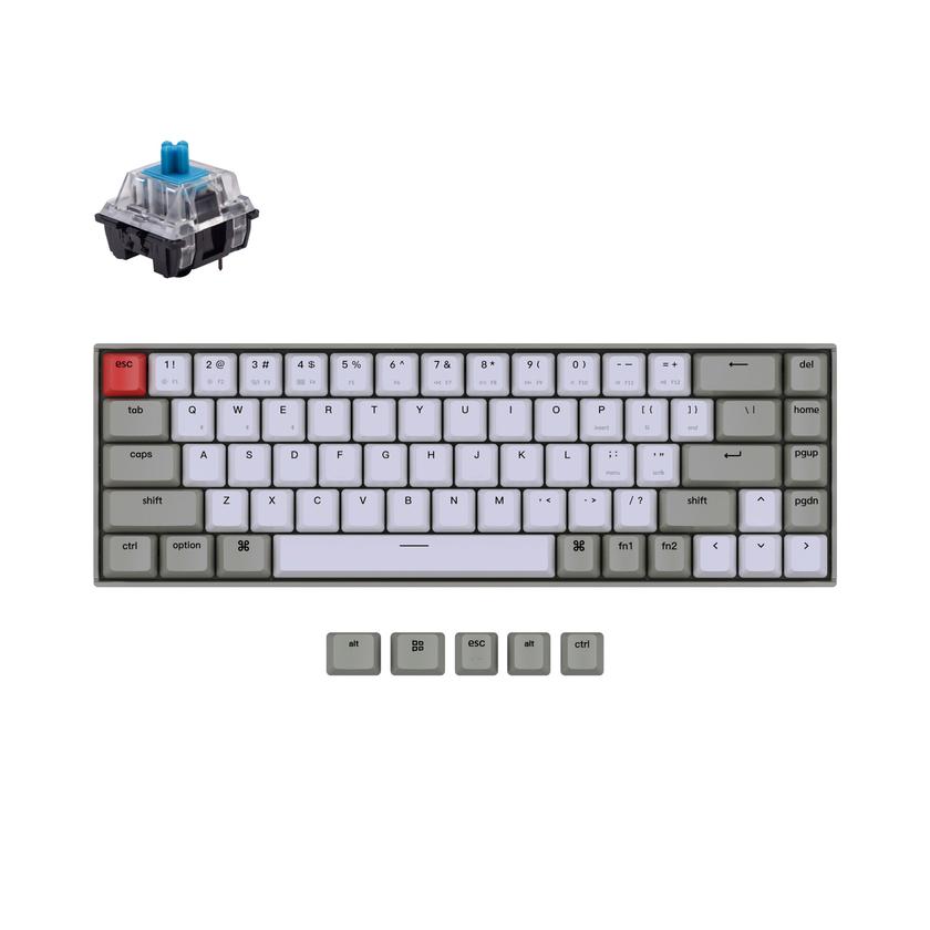 Keychron K6 Non-Backlight Wireless Mechanical Keyboard New Arrival