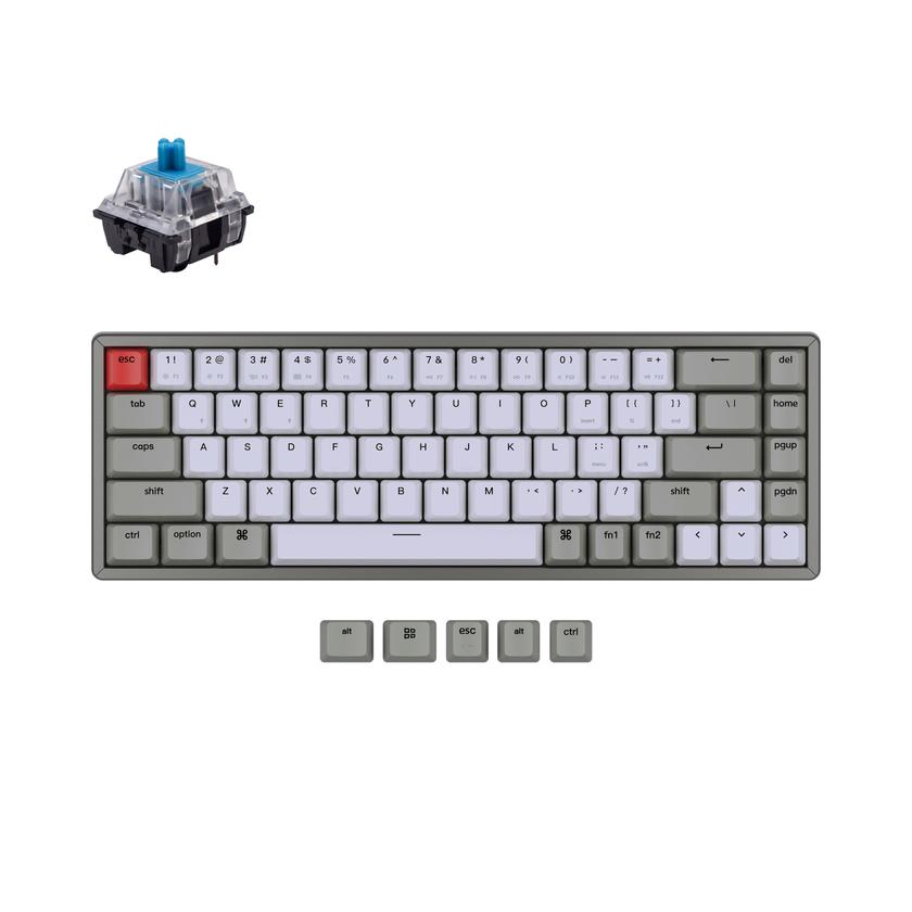 Keychron K6 Non-Backlight Wireless Mechanical Keyboard New Arrival