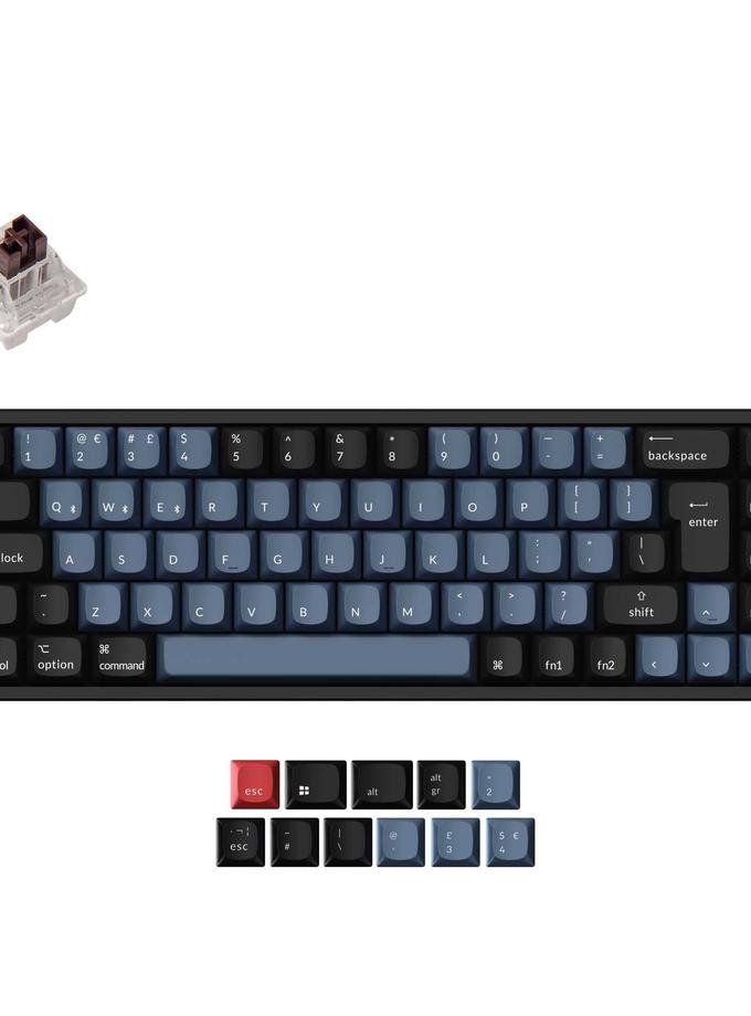 Keychron K6 Pro QMK/VIA Wireless Mechanical Keyboard ISO Layout Collection On Sale