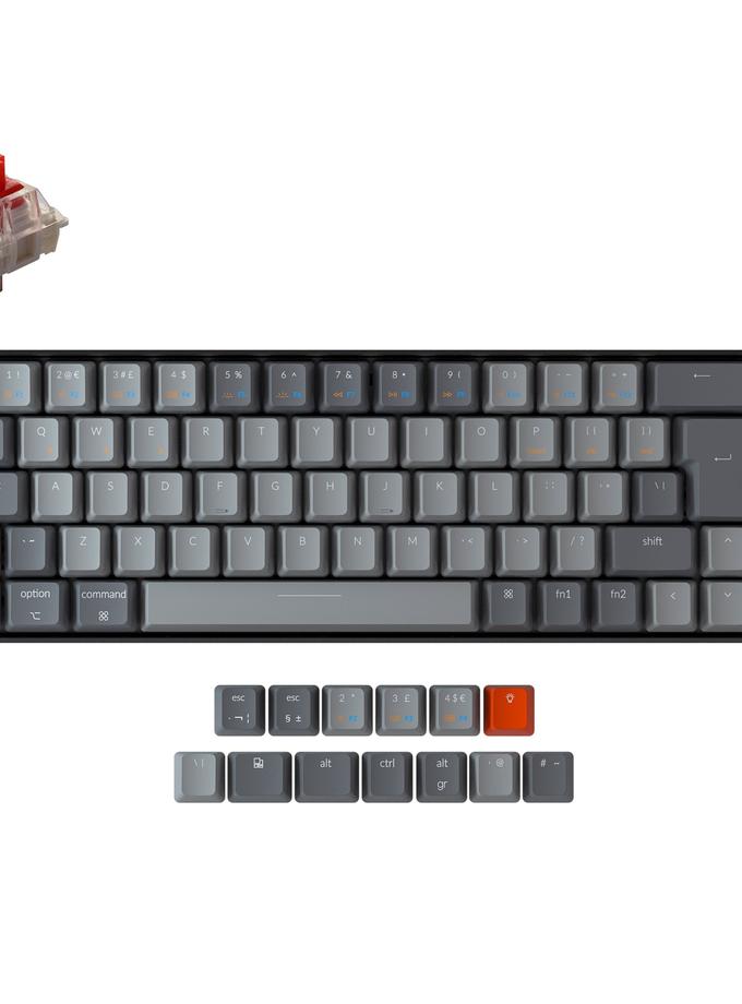 Keychron K6 Wireless Mechanical Keyboard (UK ISO Layout) Free shipping