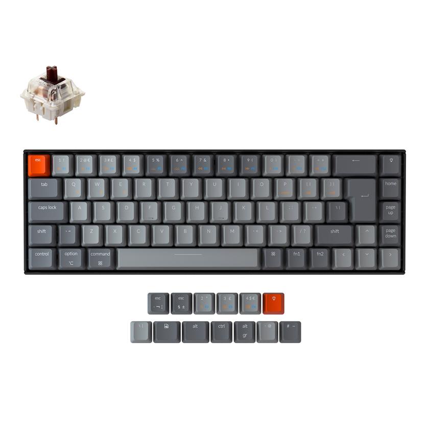 Keychron K6 Wireless Mechanical Keyboard (UK ISO Layout) Free shipping