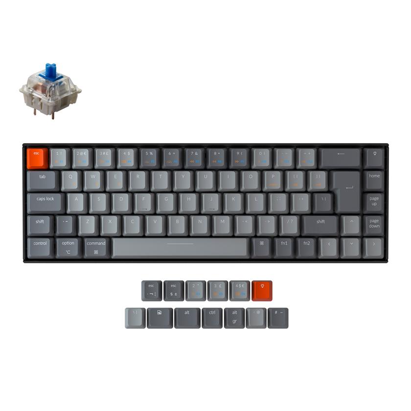 Keychron K6 Wireless Mechanical Keyboard (UK ISO Layout) Free shipping