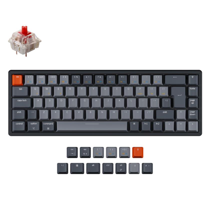 Keychron K6 Wireless Mechanical Keyboard (UK ISO Layout) Free shipping