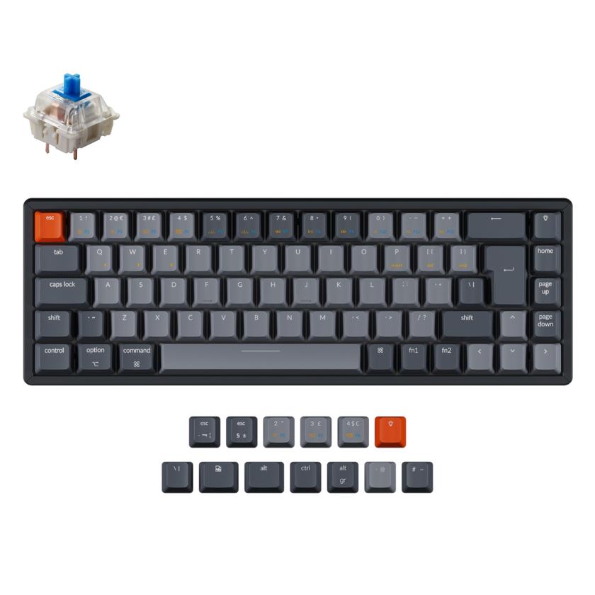 Keychron K6 Wireless Mechanical Keyboard (UK ISO Layout) Free shipping