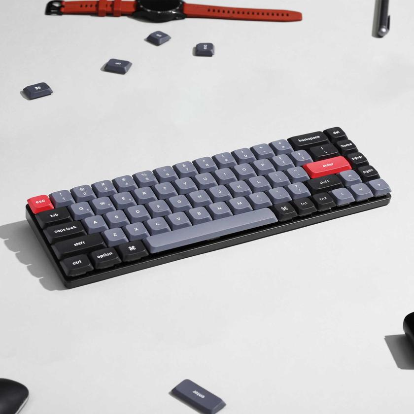 Keychron K7 Pro QMK/VIA Wireless Custom Mechanical Keyboard New Arrival