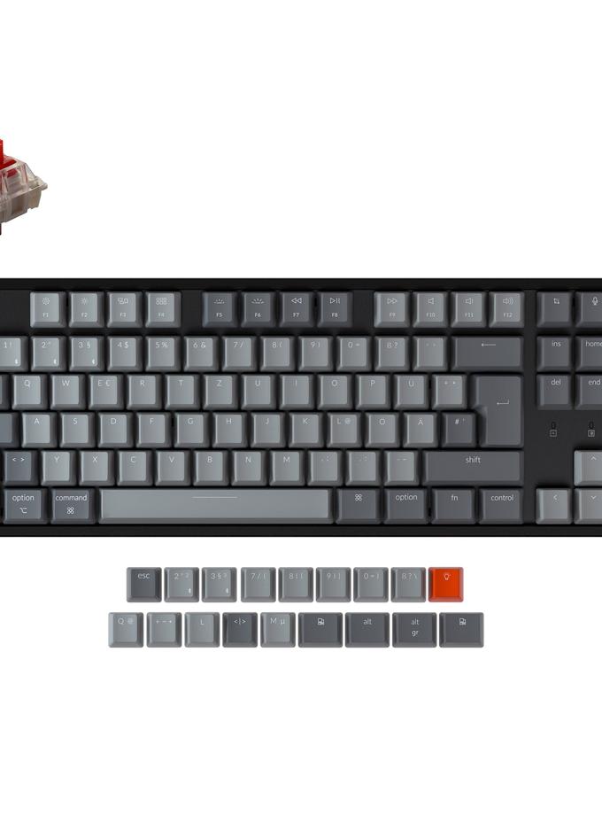 Keychron K8 Wireless Mechanical Keyboard (German ISO-DE Layout) For Sale