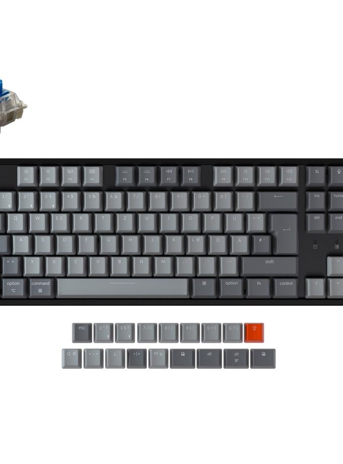 Keychron K8 Wireless Mechanical Keyboard (German ISO-DE Layout) For Sale