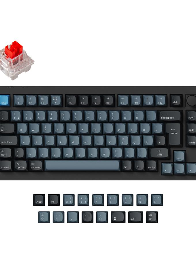 Keychron Q1 Pro QMK/VIA Wireless Custom Mechanical Keyboard ISO Layout Collection New Arrival