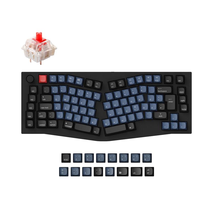 Keychron Q10 (Alice Layout) QMK Custom Mechanical Keyboard ISO Layout Collection Free shipping